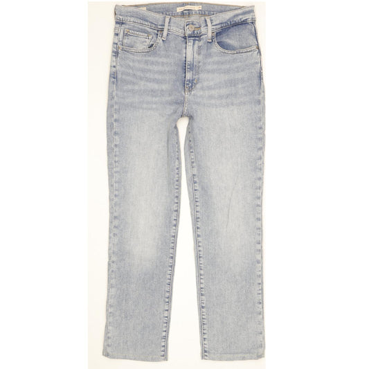 Levi's 724 Women Blue Straight Slim Stretch Jeans W29 L26