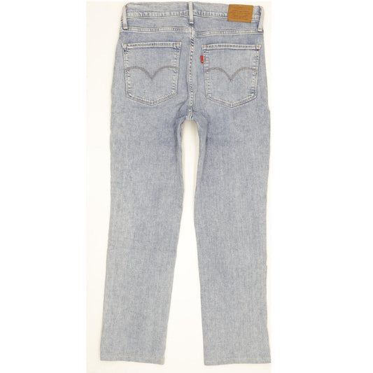 Levi's 724 Women Blue Straight Slim Stretch Jeans W29 L26