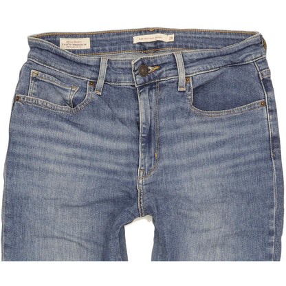 Levi's 721 Women Blue Skinny Slim Stretch Jeans W29 L27