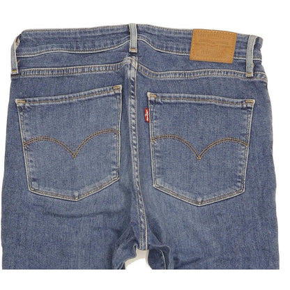 Levi's 721 Women Blue Skinny Slim Stretch Jeans W29 L27