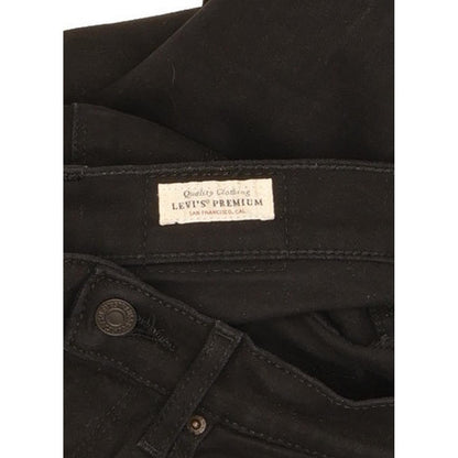 Levi's 724 Women Black Straight Slim Stretch Jeans W27 L29