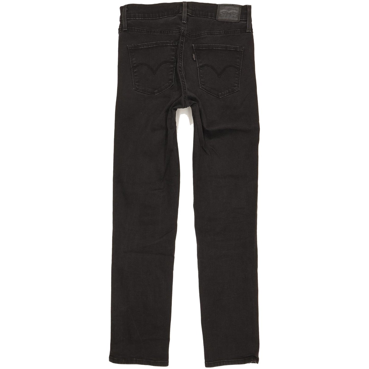 Levi's Slimming Women Black Straight Slim Stretch Jeans W28 L29
