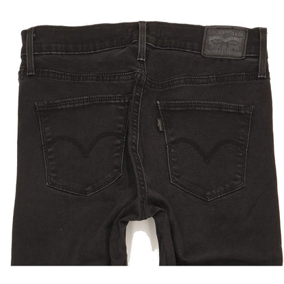 Levi's Slimming Women Black Straight Slim Stretch Jeans W28 L29
