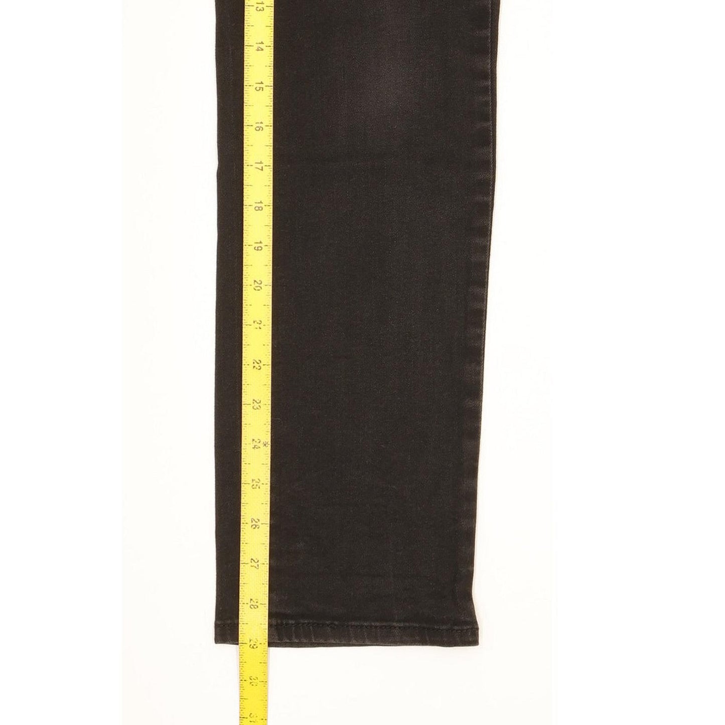 Levi's Slimming Women Black Straight Slim Stretch Jeans W28 L29