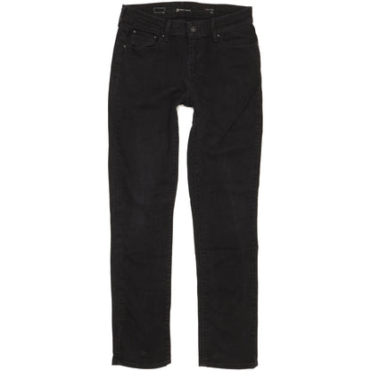 Levi's Demi Curve Women Black Straight Classic Stretch Jeans W29 L30