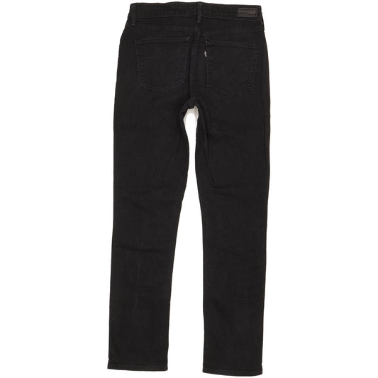 Levi's Demi Curve Women Black Straight Classic Stretch Jeans W29 L30