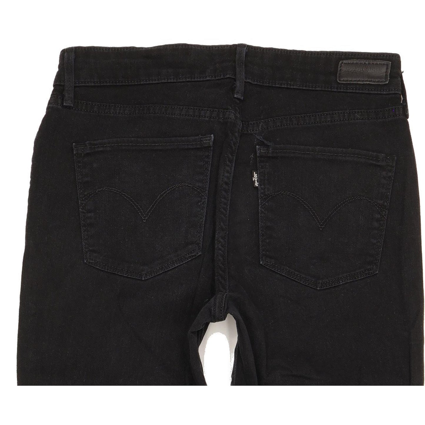 Levi's Demi Curve Women Black Straight Classic Stretch Jeans W29 L30