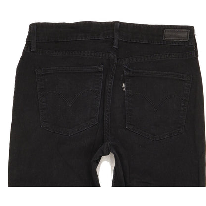 Levi's Demi Curve Women Black Straight Classic Stretch Jeans W29 L30