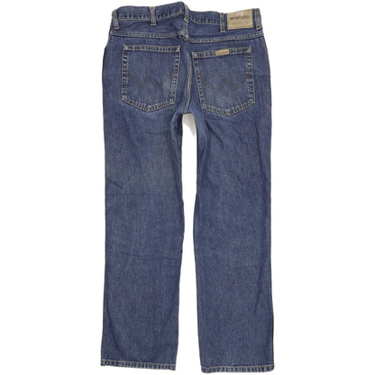 Wrangler Durable Quality Men Blue Straight Regular Jeans W36 L31