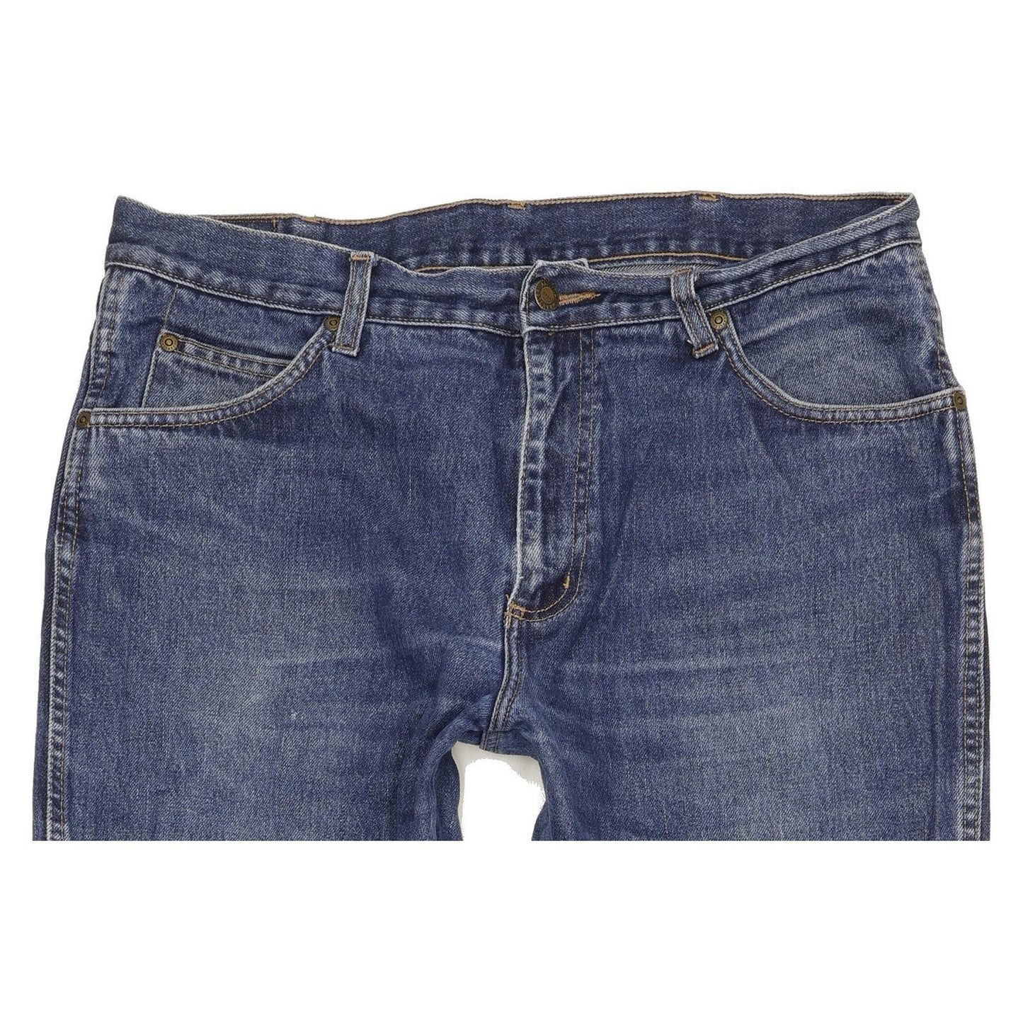 Wrangler Durable Quality Men Blue Straight Regular Jeans W36 L31