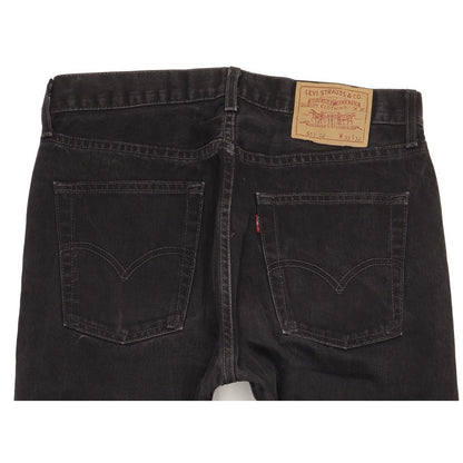 Levi's 511 Men Black Straight Slim Jeans W33 L28