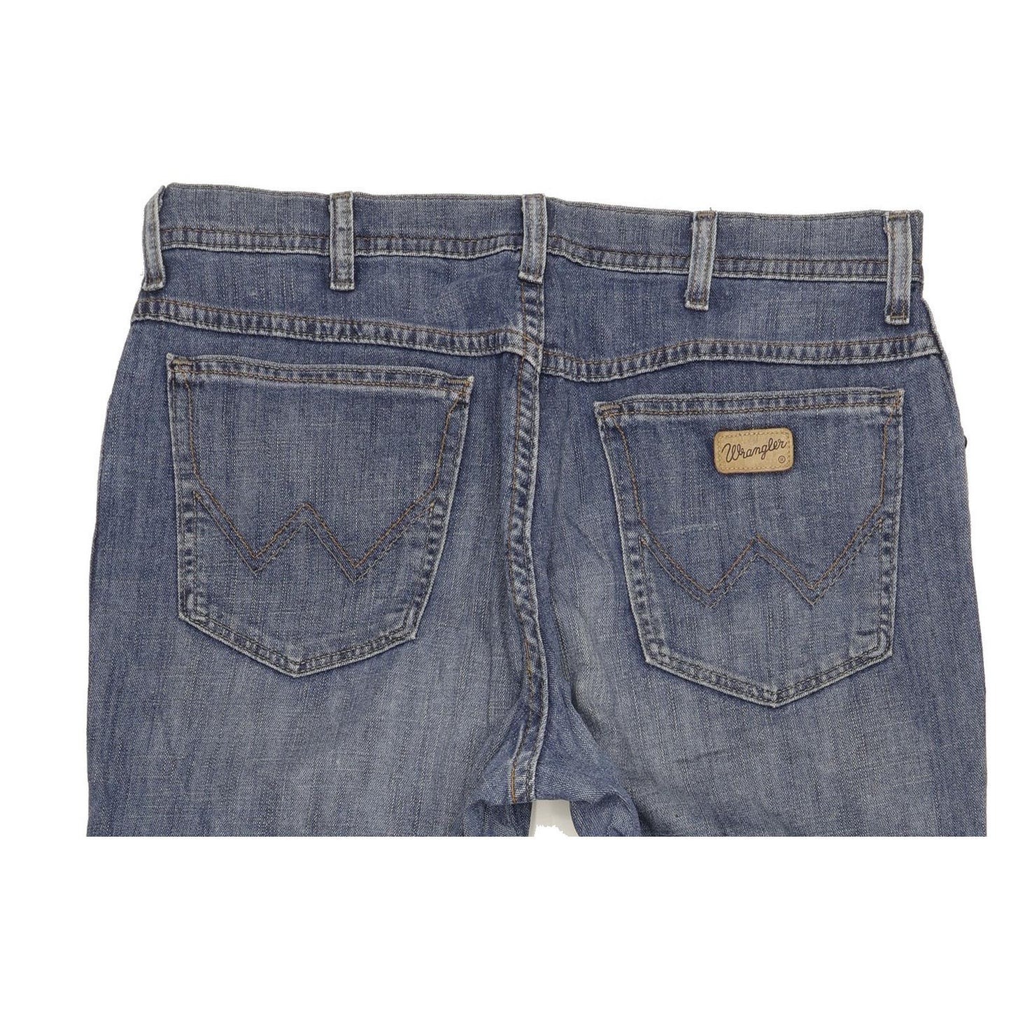 Wrangler Texas Men Blue Straight Regular Stretch Jeans W34 L33