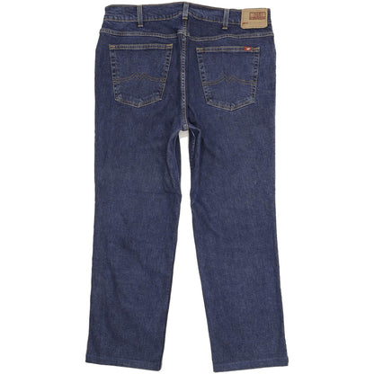 Mustang Tramper Men Blue Straight Regular Stretch Jeans W38 L28