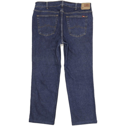 Mustang Tramper Men Blue Straight Regular Stretch Jeans W38 L28