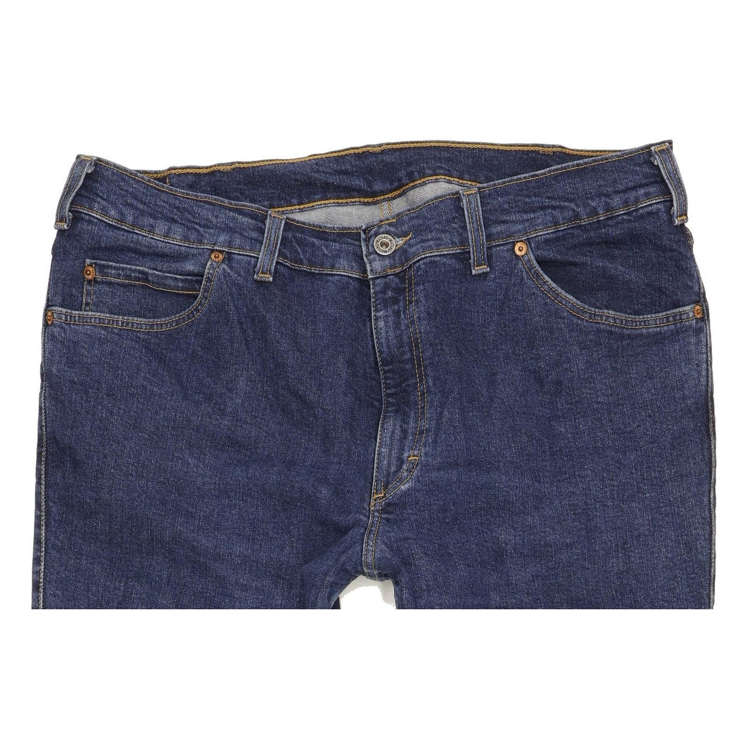Mustang Tramper Men Blue Straight Regular Stretch Jeans W38 L28