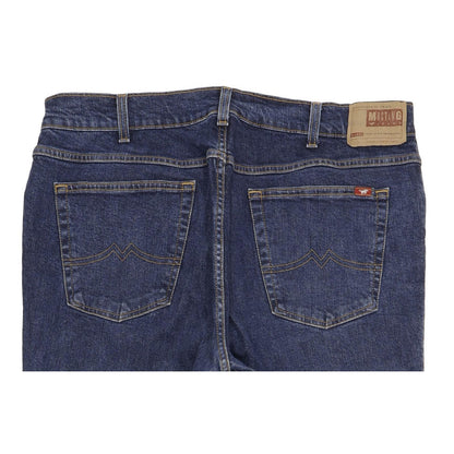 Mustang Tramper Men Blue Straight Regular Stretch Jeans W38 L28