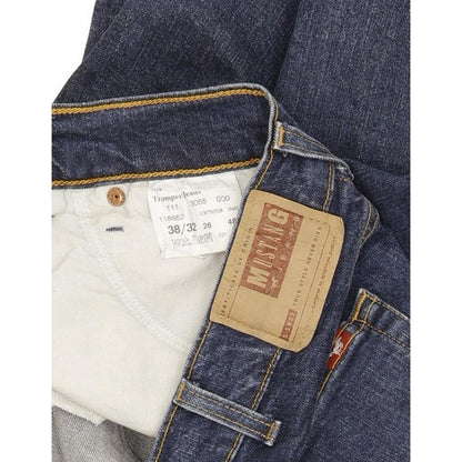 Mustang Tramper Men Blue Straight Regular Stretch Jeans W38 L28