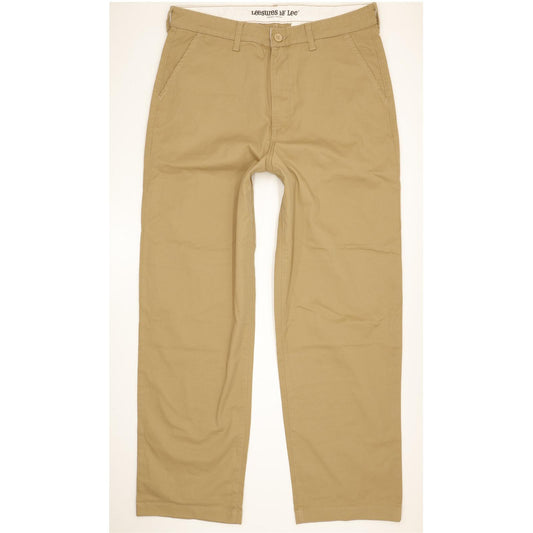 Lee Men Beige Straight Loose Stretch Jeans W31 L30