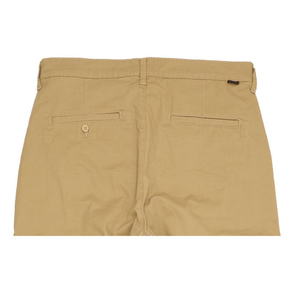 Lee Men Beige Straight Loose Stretch Jeans W31 L30