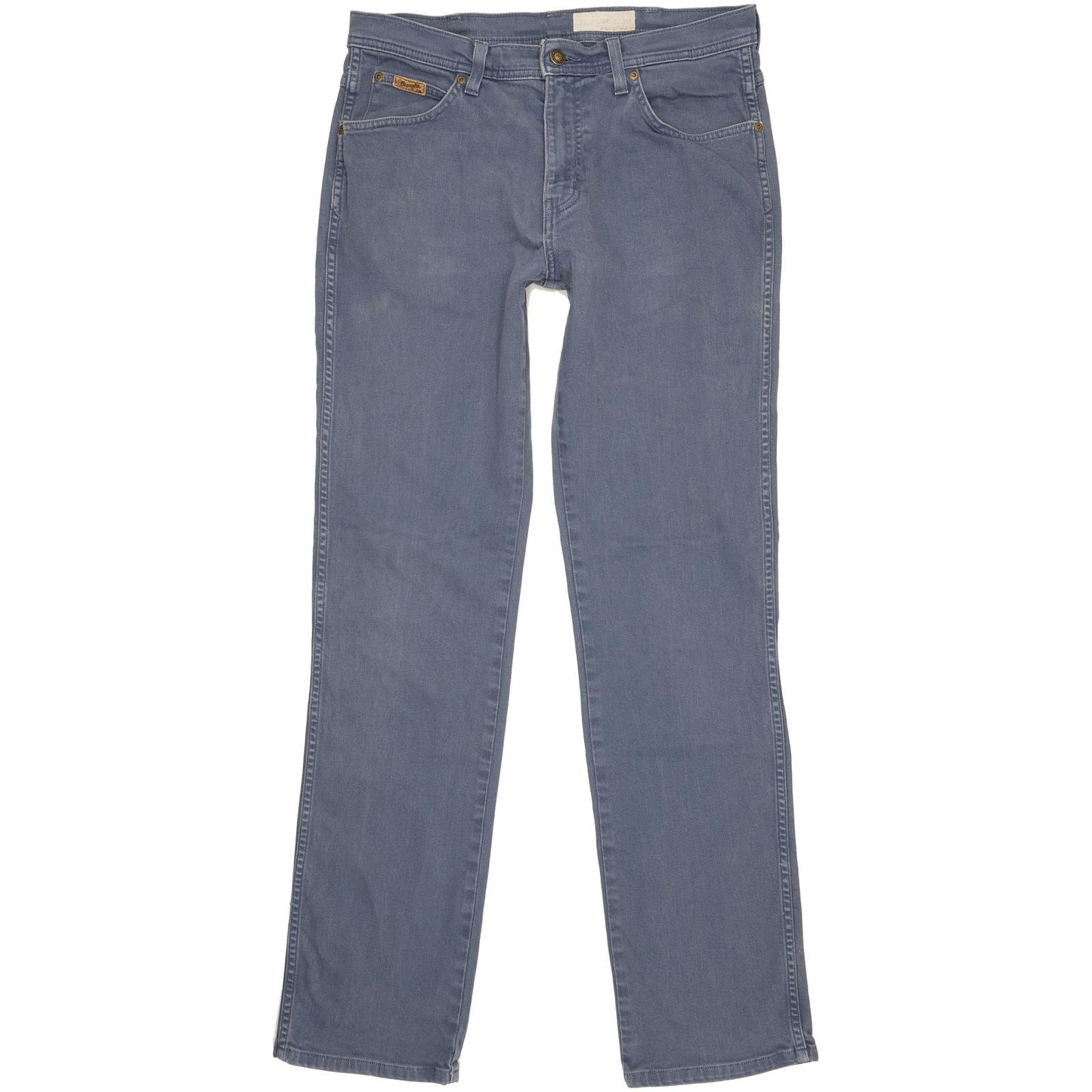 Wrangler Arizona Men Blue Straight Regular Stretch Jeans W34 L35
