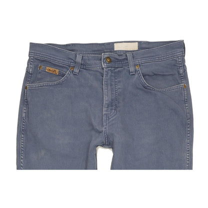 Wrangler Arizona Men Blue Straight Regular Stretch Jeans W34 L35