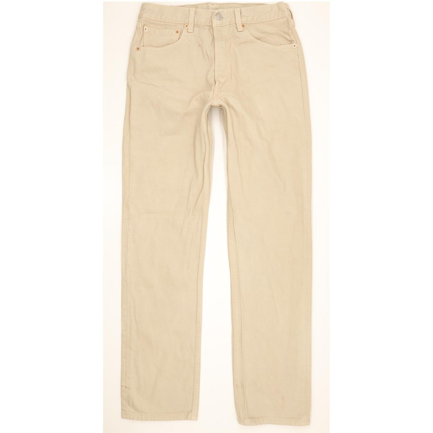 Levi's 501 Made in USA Men Beige Straight Regular Jeans W31 L32