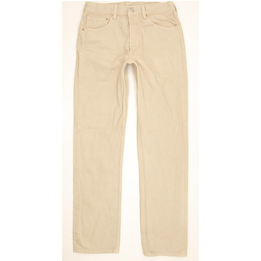Levi's 501 Made in USA Men Beige Straight Regular Jeans W31 L32