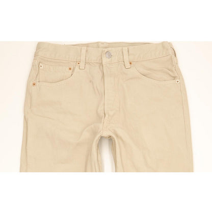 Levi's 501 Made in USA Men Beige Straight Regular Jeans W31 L32