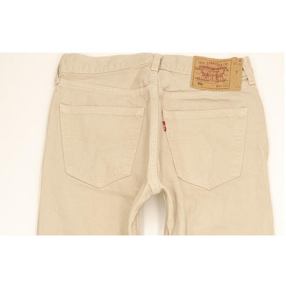 Levi's 501 Made in USA Men Beige Straight Regular Jeans W31 L32