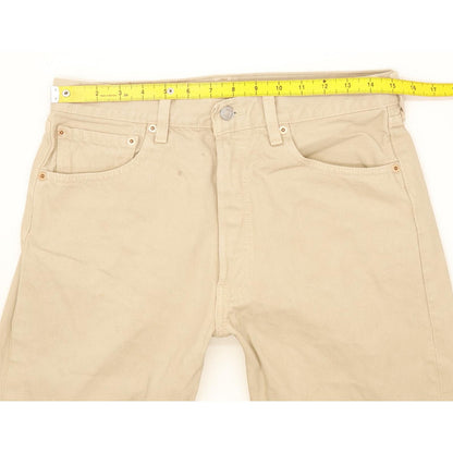 Levi's 501 Made in USA Men Beige Straight Regular Jeans W31 L32