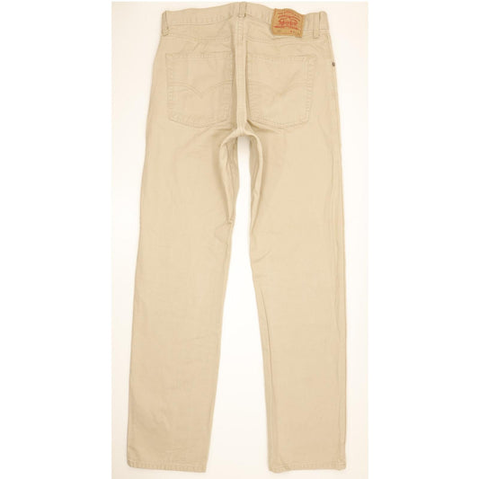 Levi's 521 Men Beige Straight Regular Jeans W34 L34