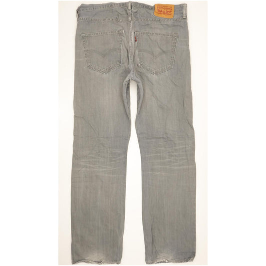 Levi's 501 Men Grey Straight Regular Jeans W36 L31