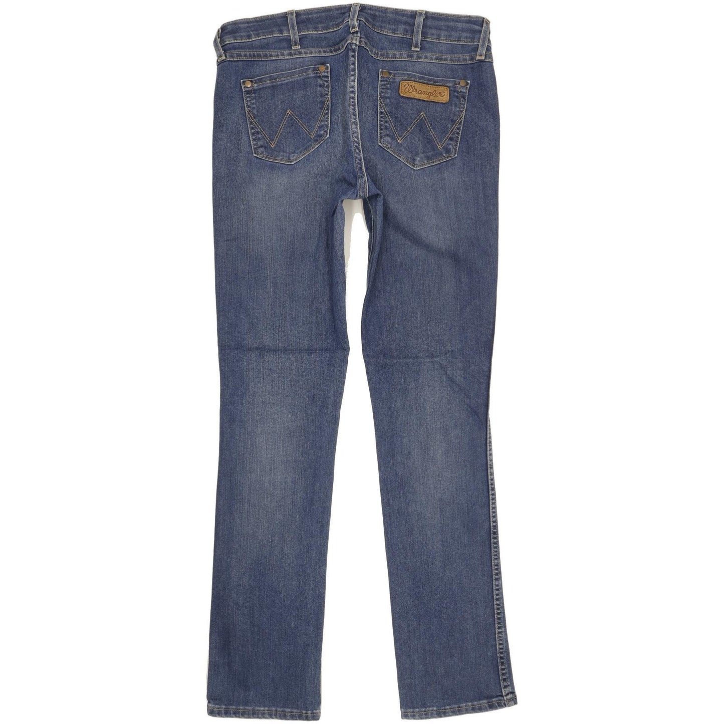 Wrangler Lia Women Blue Straight Slim Stretch Jeans W31 L32