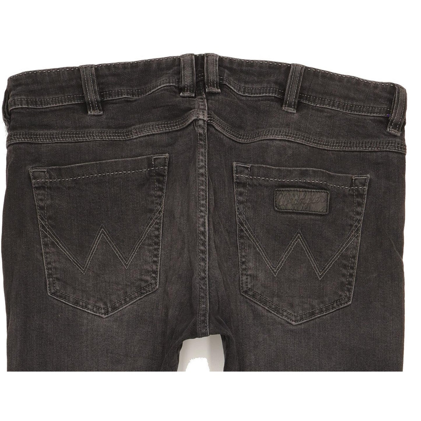 Wrangler Clyde Men Black Straight Regular Stretch Jeans W34 L29