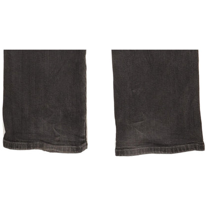 Wrangler Clyde Men Black Straight Regular Stretch Jeans W34 L29