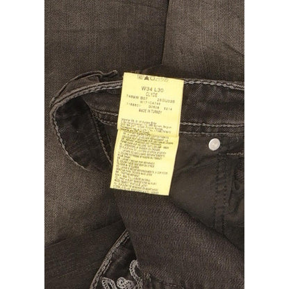 Wrangler Clyde Men Black Straight Regular Stretch Jeans W34 L29