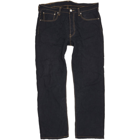 Levi's 501 Men Navy Straight Regular Trousers W34 L30