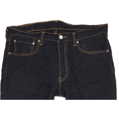 Levi's 501 Men Navy Straight Regular Trousers W34 L30