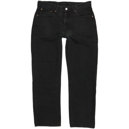 Levi's 751 Men Black Straight Regular Jeans W33 L29