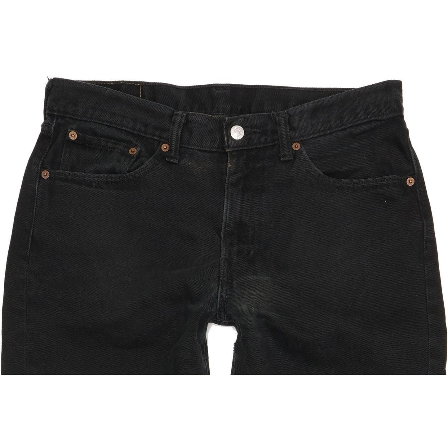 Levi's 751 Men Black Straight Regular Jeans W33 L29