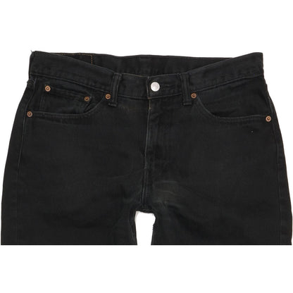 Levi's 751 Men Black Straight Regular Jeans W33 L29
