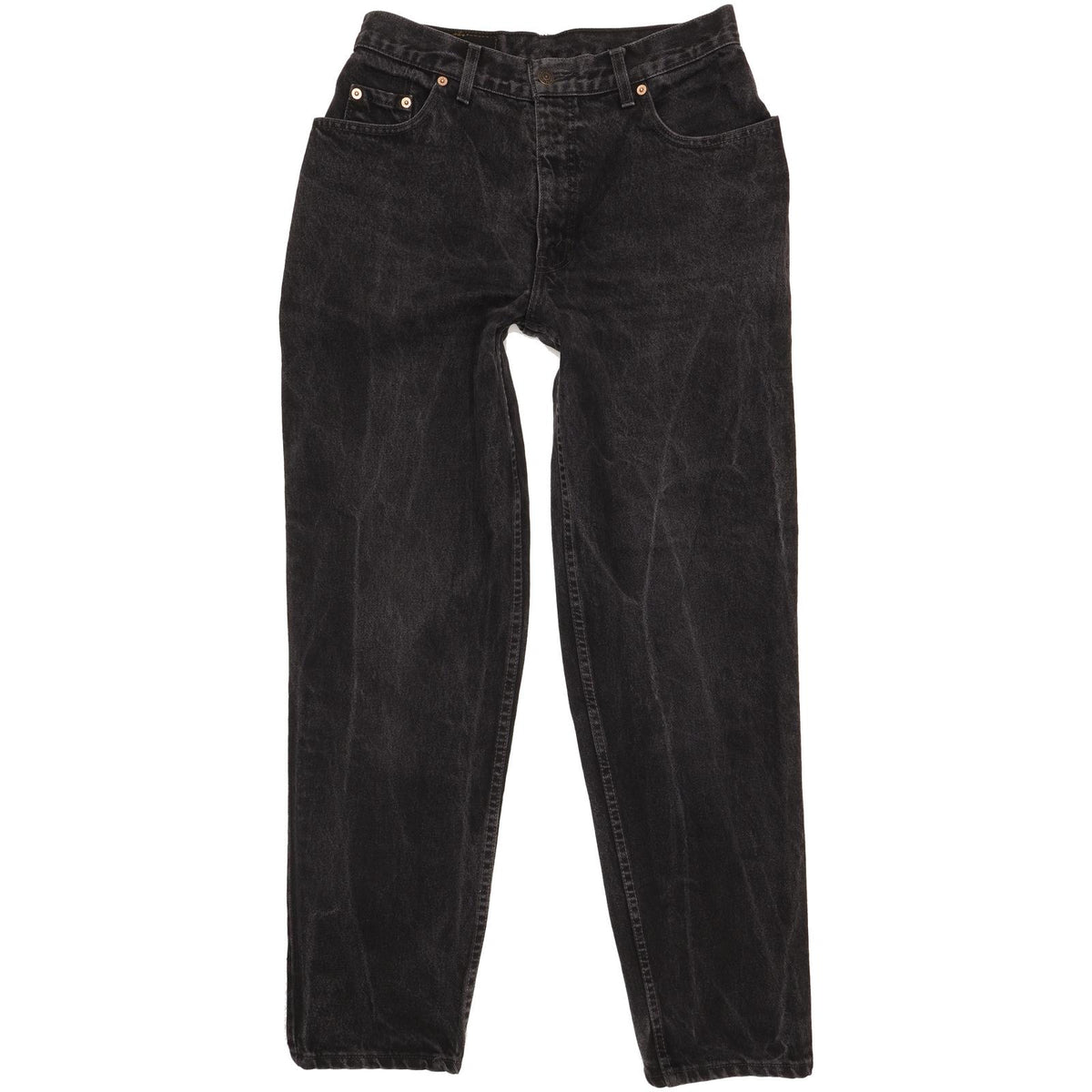 Levi's 726 Black Tapered Relaxed Mom Jeans High Waisted W31 L30