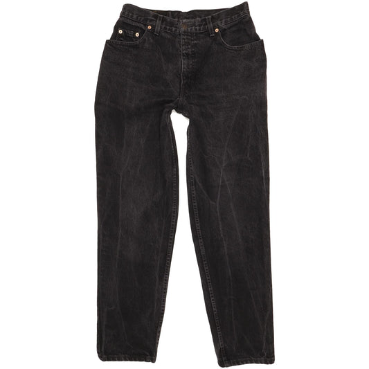 Levi's 726 Black Tapered Relaxed Mom Jeans High Waisted W31 L30