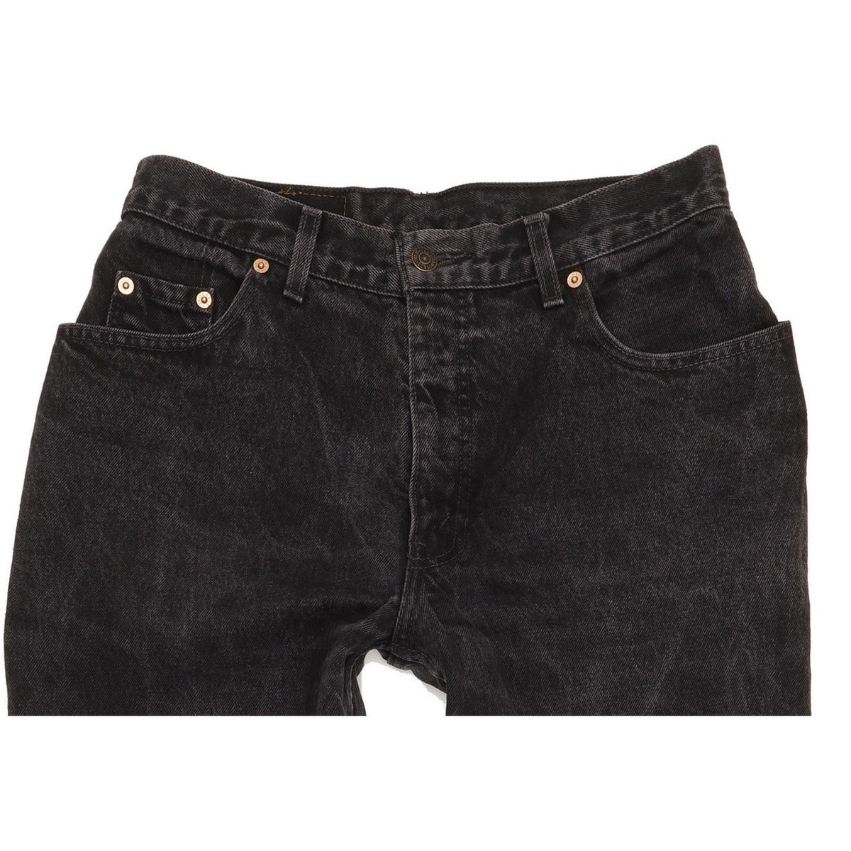 Levi's 726 Black Tapered Relaxed Mom Jeans High Waisted W31 L30
