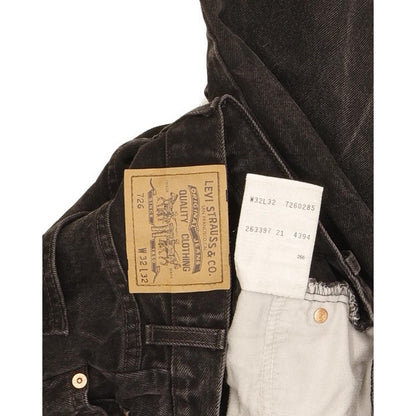 Levi's 726 Black Tapered Relaxed Mom Jeans High Waisted W31 L30