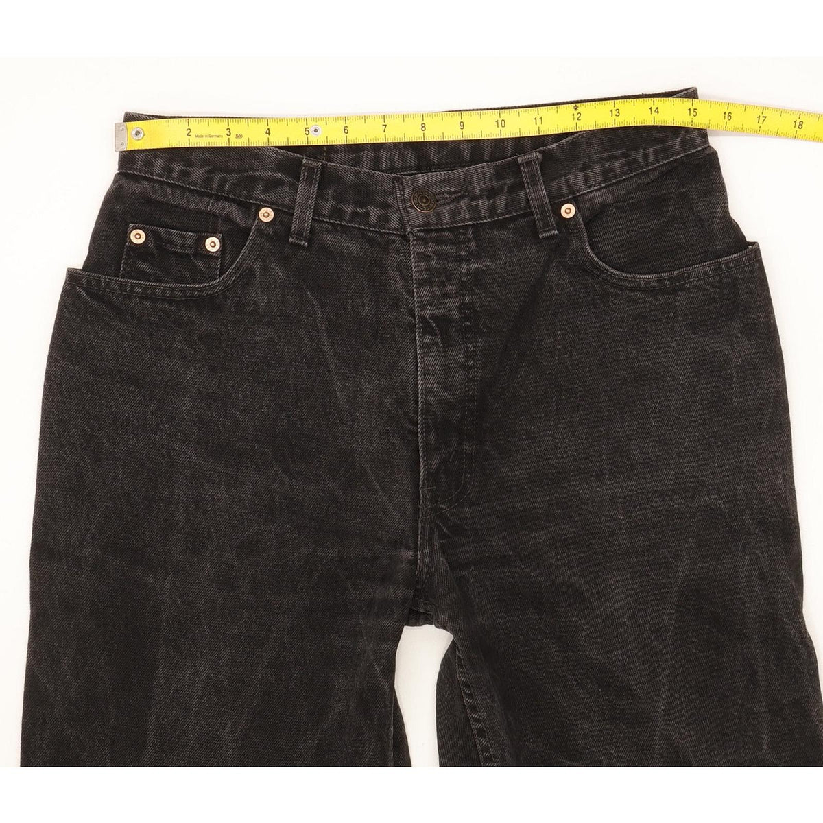 Levi's 726 Black Tapered Relaxed Mom Jeans High Waisted W31 L30