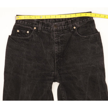 Levi's 726 Black Tapered Relaxed Mom Jeans High Waisted W31 L30