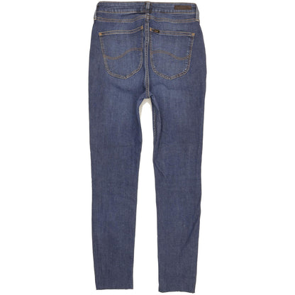 Lee Ivy Blue Skinny Slim Stretch Jeans High Waisted W31 L29