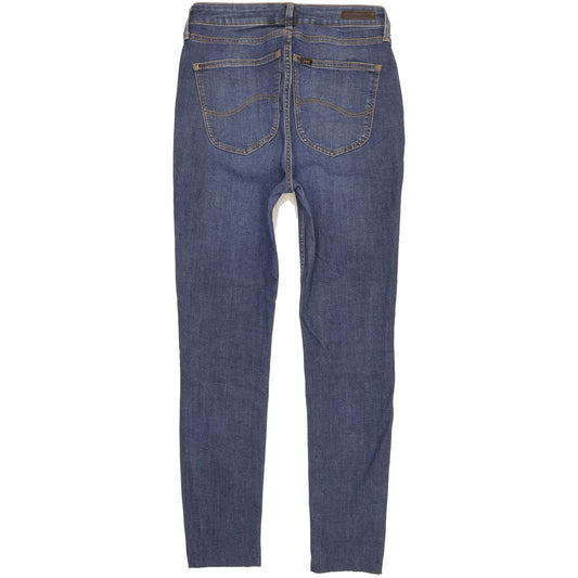 Lee Ivy Blue Skinny Slim Stretch Jeans High Waisted W31 L29