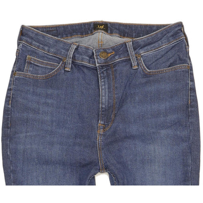 Lee Ivy Blue Skinny Slim Stretch Jeans High Waisted W31 L29
